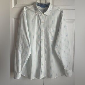 Tommy Bahama Men’s Florida Falls White Long Sleeve Button Down Shirt Size XL